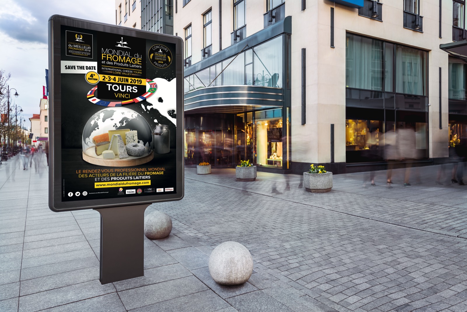 Mondial du Fromage · Affichage